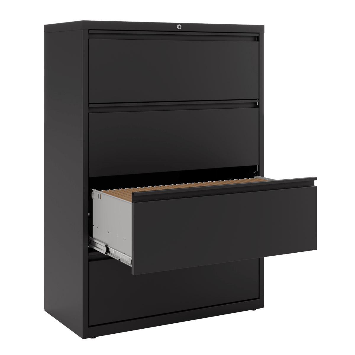 Archivero 4 Gavetas Horizontal 91 cm - Ergonomik Archiveros Ofik