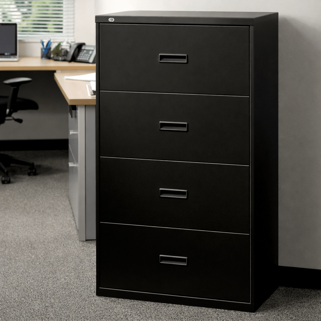 Archivero Horizontal 434L 4 Gavetas Tamaño Carta y Oficio - Ergonomik archivero OFIK
