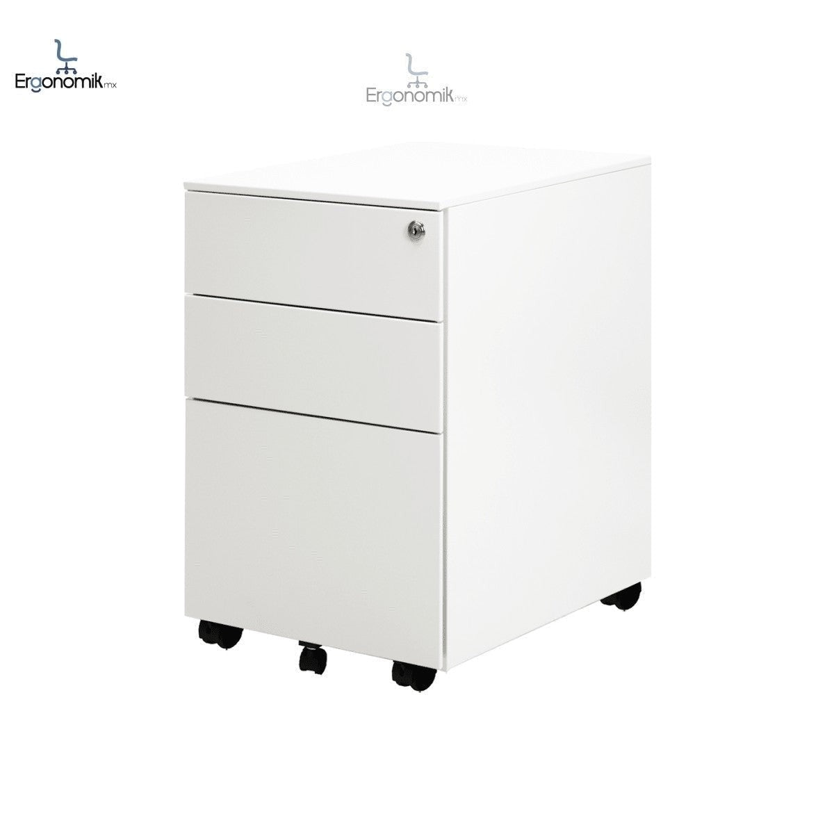 Archivero Metálico  2+1 Sarre - 2406 | Muebles ergonómicos en México | Ergonomik