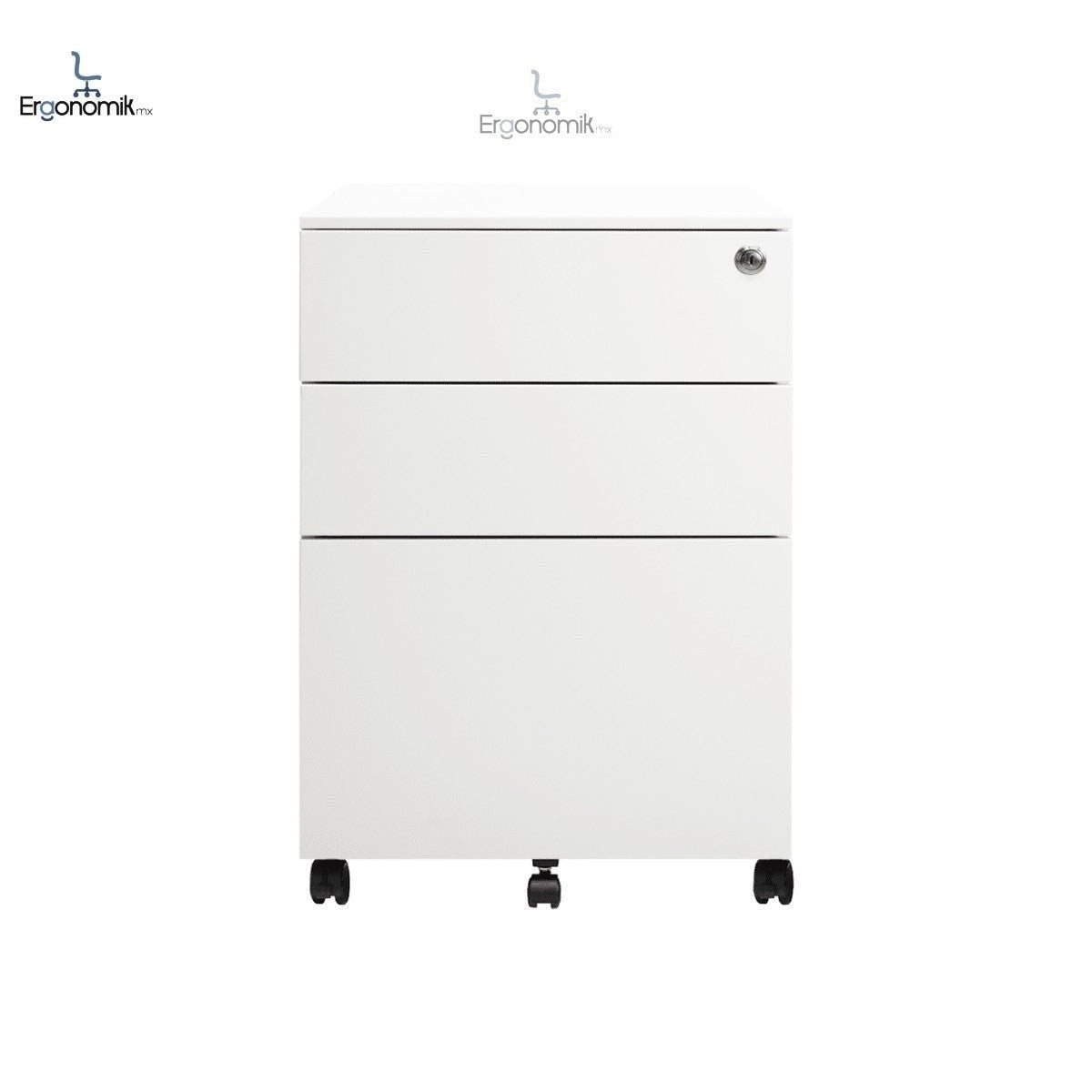 Archivero Metálico  2+1 Sarre - 2406 | Muebles ergonómicos en México | Ergonomik