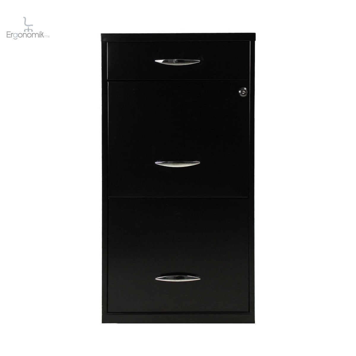 Archivero Metálico PED 2+1 - 17056 - 2GAV - Ergonomik Archiveros MBK