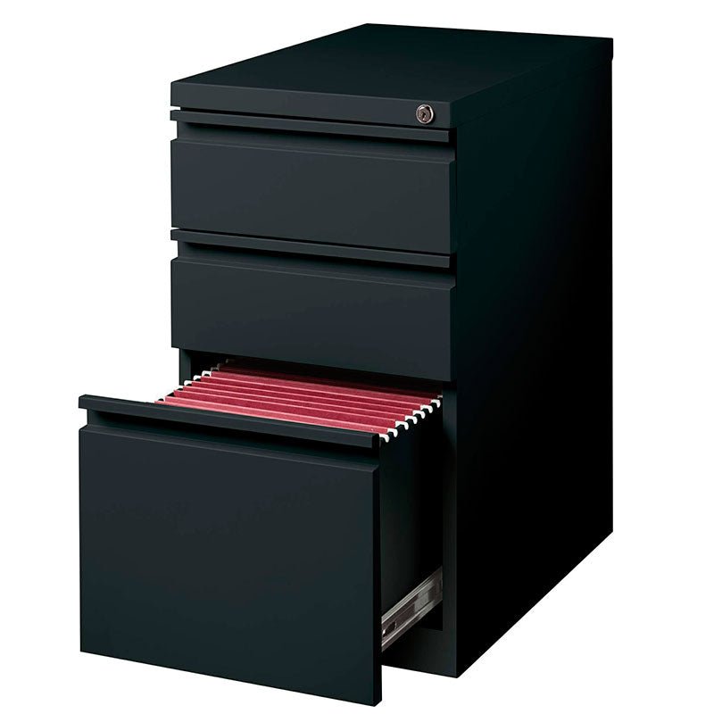 Archivero Movil Metálico 2 Cajones Y 1 Gaveta Jaladera Extendida - Ergonomik Archiveros Ofik