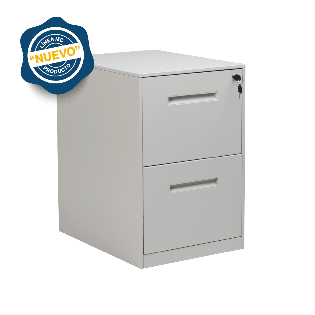 Archivero Vertical 2 Gavetas MC (Desarmado) - Ergonomik Archivero OFIK