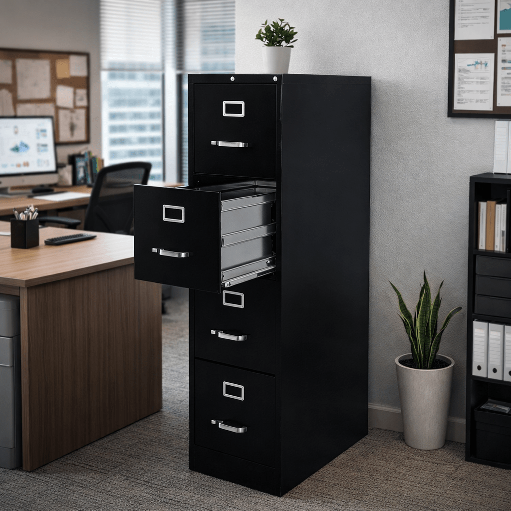 Archivero Vertical 4 Gavetas Tamaño Carta - Ergonomik archivero OFIK