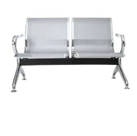 Banca Airport Ofik 2 Plazas Silver Gray - Ergonomik banca OFIK