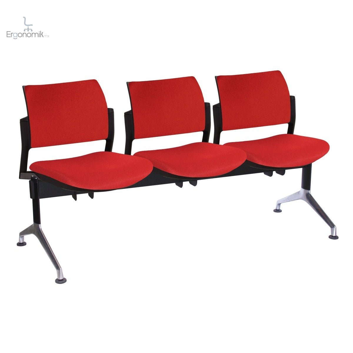 Banca Kyos Tapizadas 3 personas - Ergonomik banca OFFIHO
