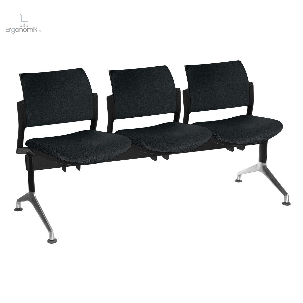 Banca Kyos Tapizadas 3 personas - Ergonomik banca OFFIHO