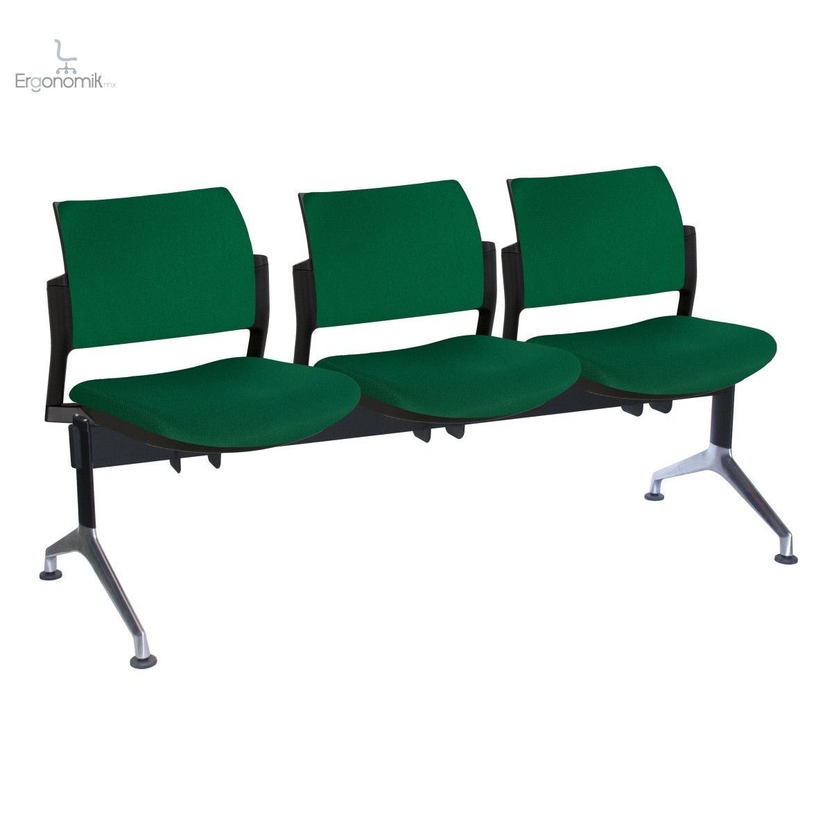 Banca Kyos Tapizadas 3 personas - Ergonomik banca OFFIHO