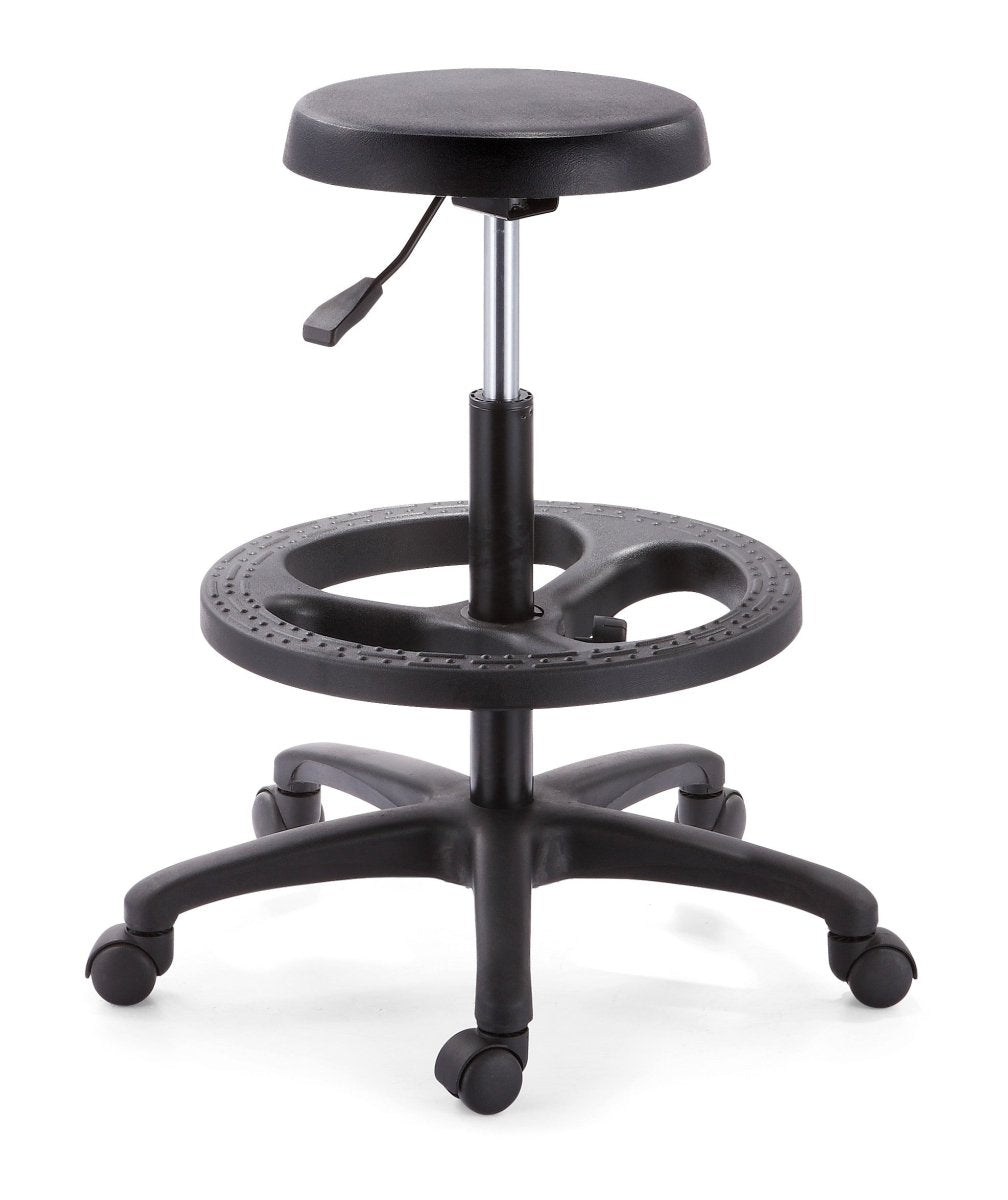 Banco Redondo work alto - Ergonomik silla industrial Movem