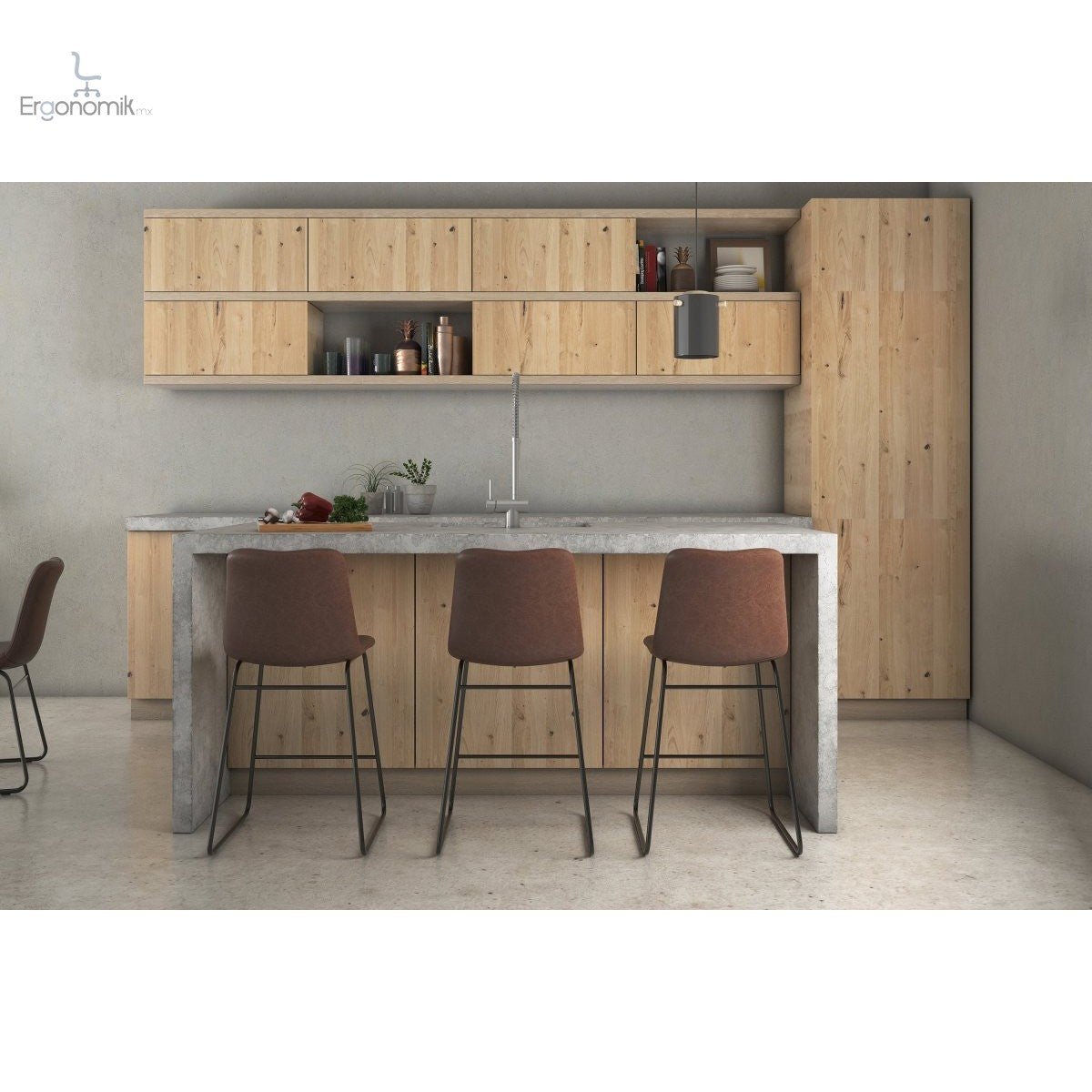 Banco Stanza Alta - 2 piezas - Ergonomik Banco OFFIHO
