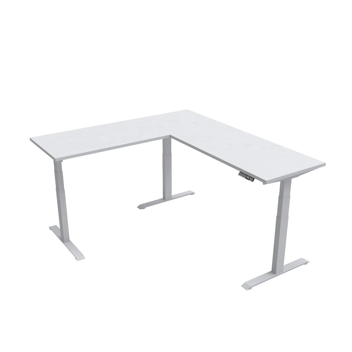 Escritorio de altura ajustable eléctrico Escuadra vista frontal