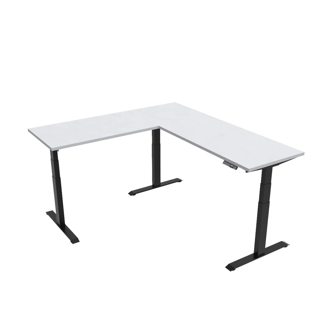 Escritorio ajustable en modo sentado