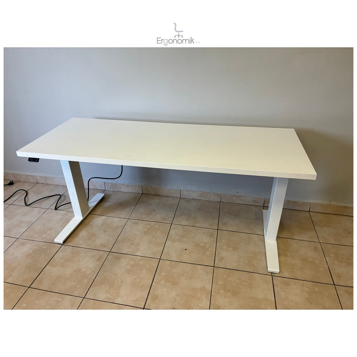 Escritorio Altura Ajustable Blanco Herman Miller | Muebles ergonomicos en Mexico | Ergonomik