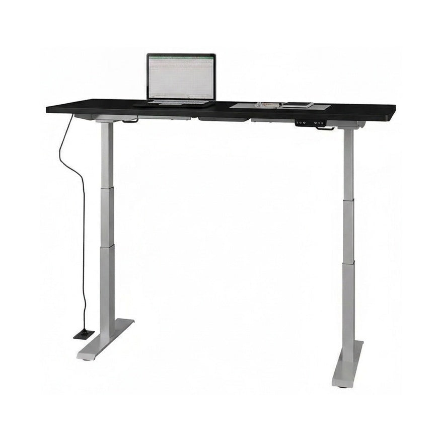 Escritorio Ascend Operativa 1.60x.60 altura ajustable - Silver / Negro