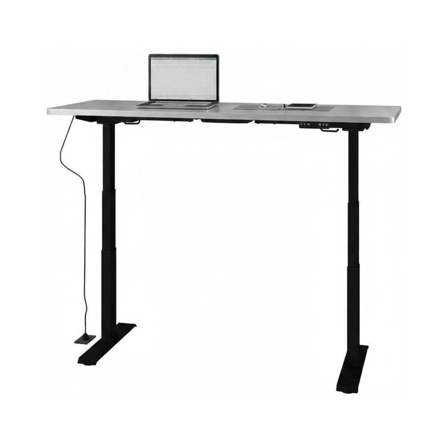 Escritorio Ascend Operativa 1.60x.60 altura ajustable - Negro / Aluminio