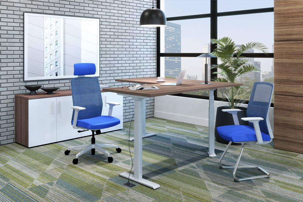 Escritorio Ascend Semi Ejecutivo altura ajustable - Ergonomik escritorio Office Class