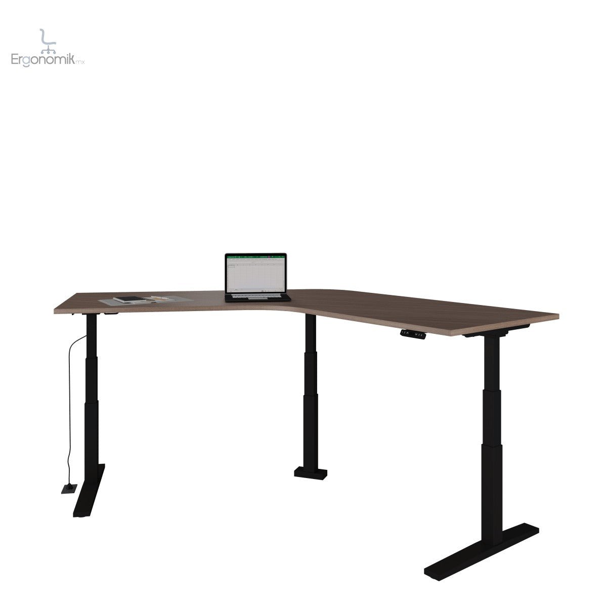 Escritorio Ascend Semi Ejecutivo Bumeran altura ajustable - Ergonomik escritorio Office Class