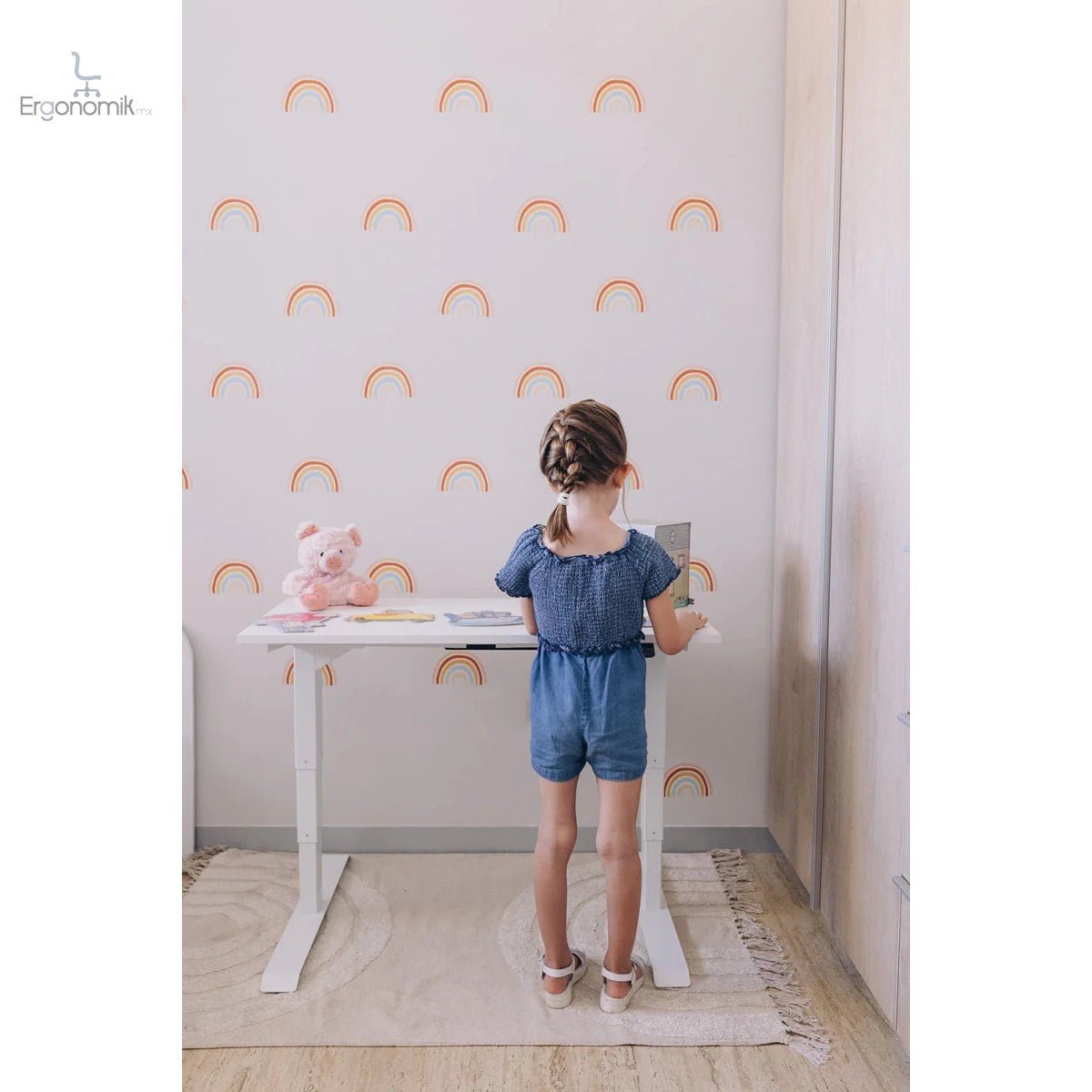 Escritorio de Altura Ajustable Eléctrico | Infantil - Ergonomik Ergonomik