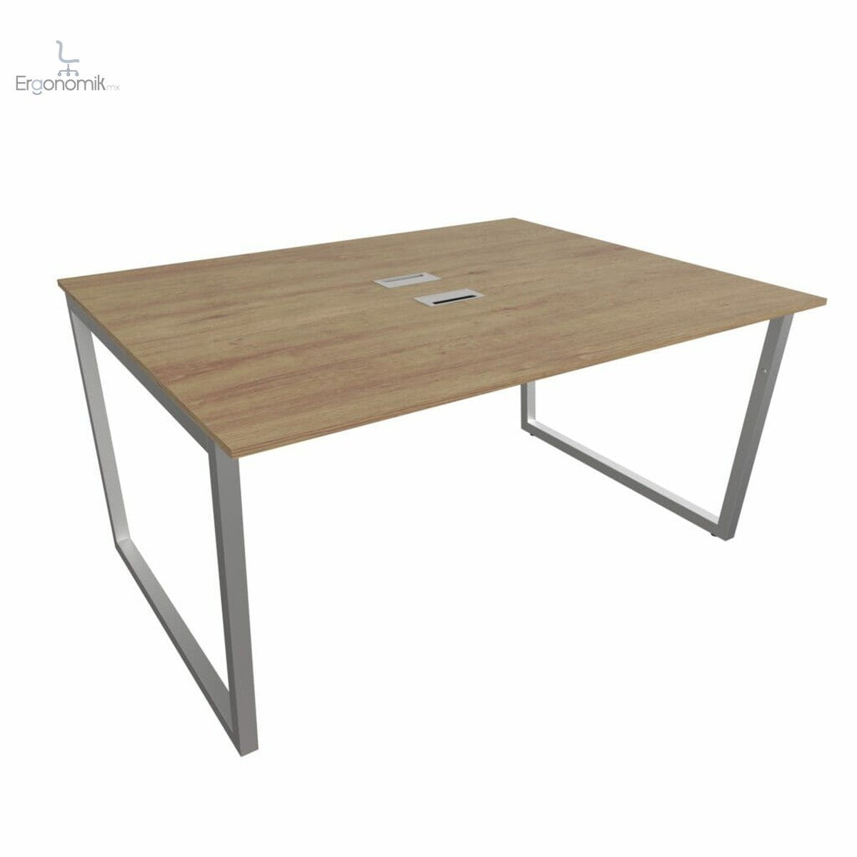 Escritorio De Trabajo Vasari Para 2 Personas 1.2m x 1.2m - Ergonomik escritorio Ofik