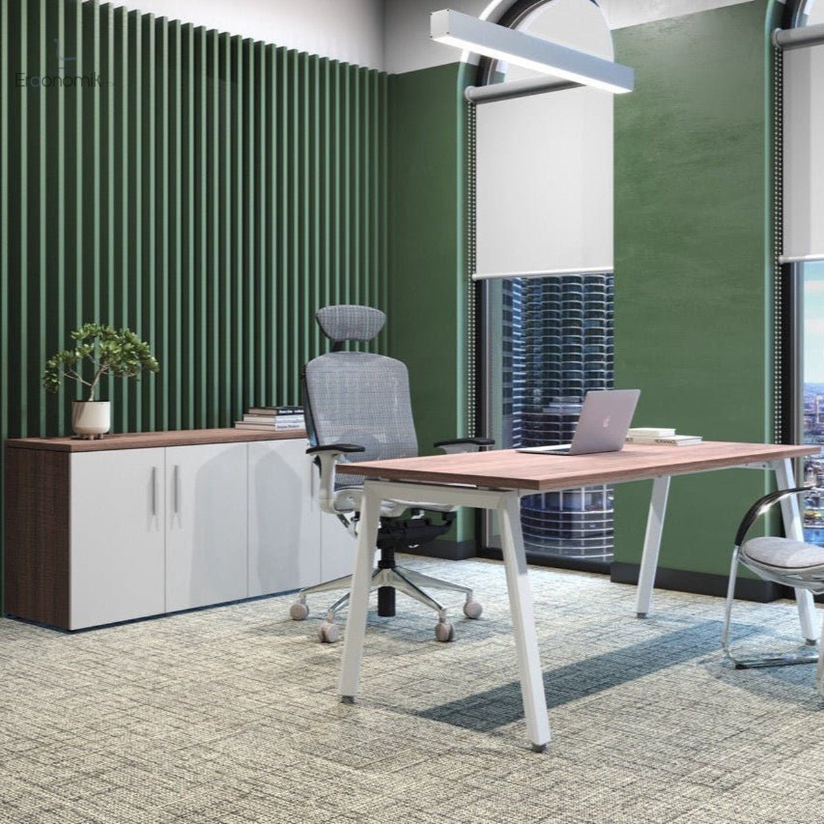 Escritorio Operativo Alpha - Ergonomik escritorio Office Class