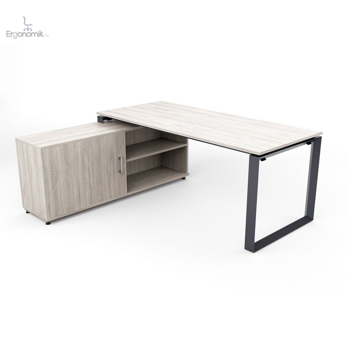 Escritorio Tri Sobre Credenza 180 X 80 CCI - Ergonomik escritorio MEM