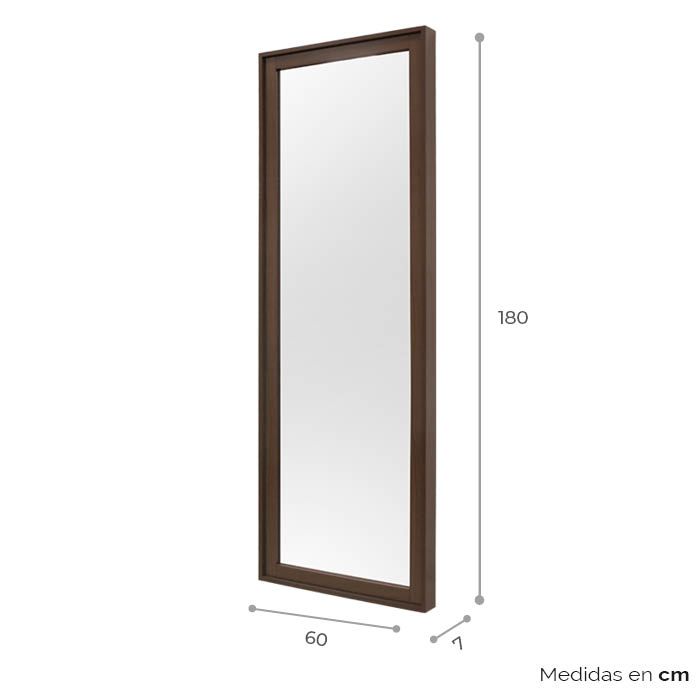 Espejo de Piso Lev - Ergonomik Espejo Tamarindo