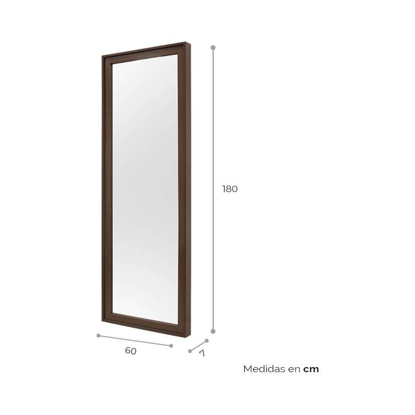 Espejo de Piso Lev - Ergonomik Espejo Tamarindo