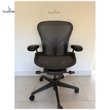 Silla Herman Miller Aeron Talla C Grafito PostureFit - Sin uso