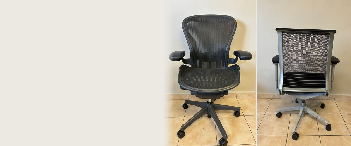 Sillas Herman Miller Aeron y Steelcase Think seminuevas