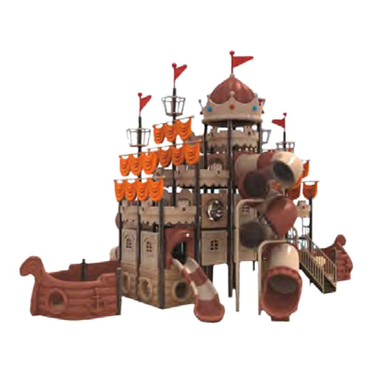 Juego Infantil Modular Modelo 134 - Ergonomik Juegos Infantiles - Modulares Línea Juego Infantil