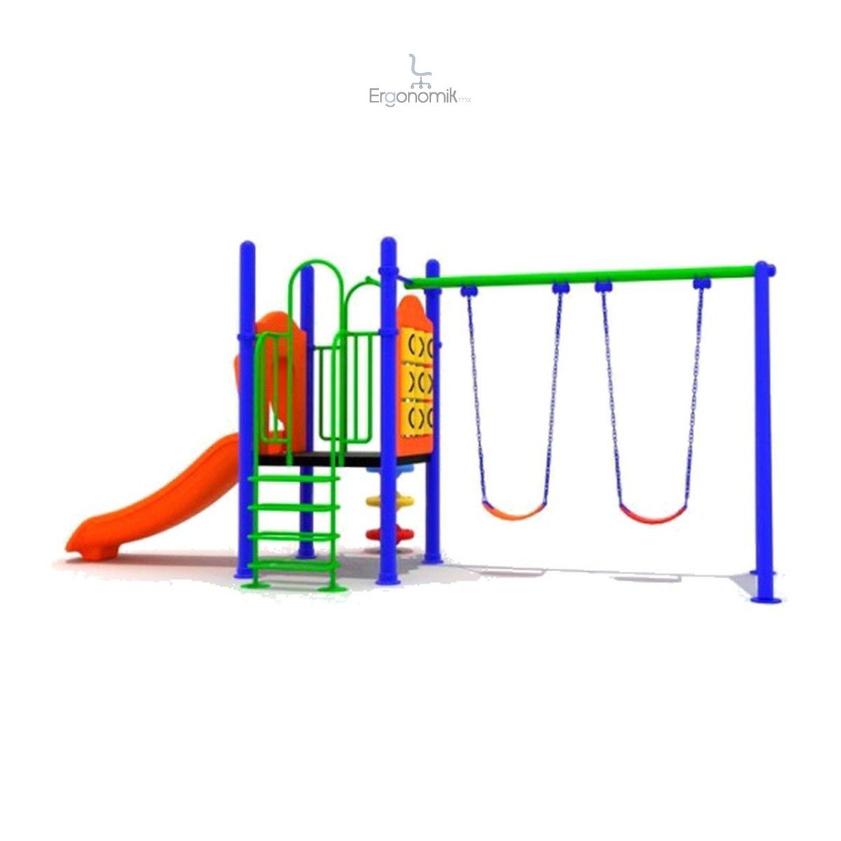 Juego Infantil Modular Modelo 166 - Ergonomik Juegos Infantiles - Modulares Línea Juego Infantil