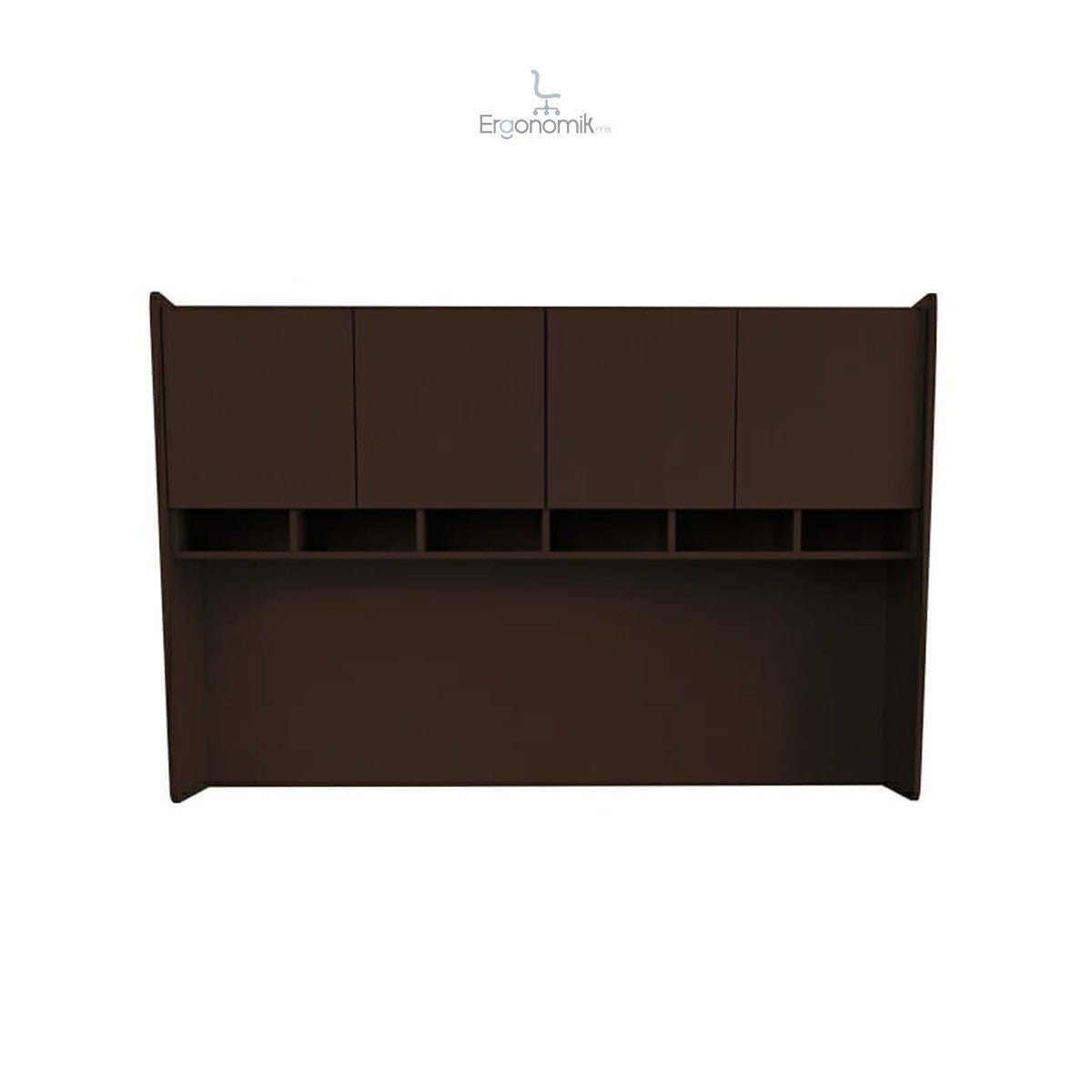 Librero Sobre Credenza Elite 4 puertas - Ergonomik credenza OFIK