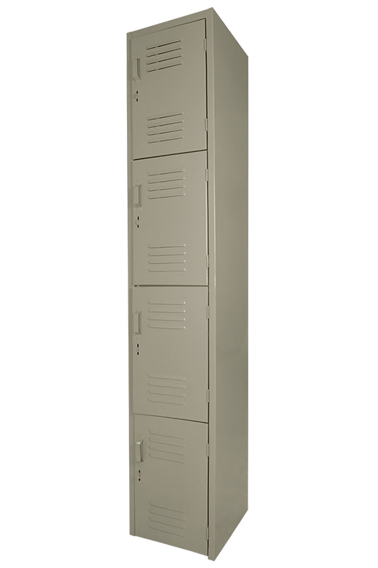 Compartimientos abiertos del Locker Metálico 4 Puertas