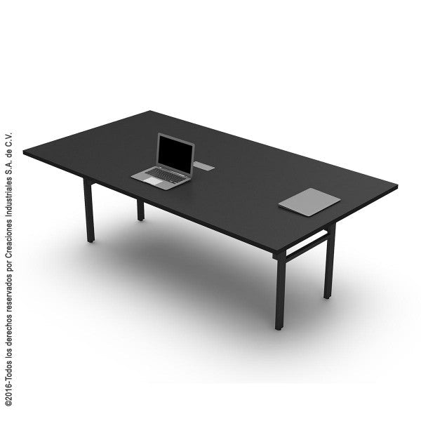 Mesa alta E-Link de 150 cm estructura negra (19MM)657 - Ergonomik Mesa OFIK