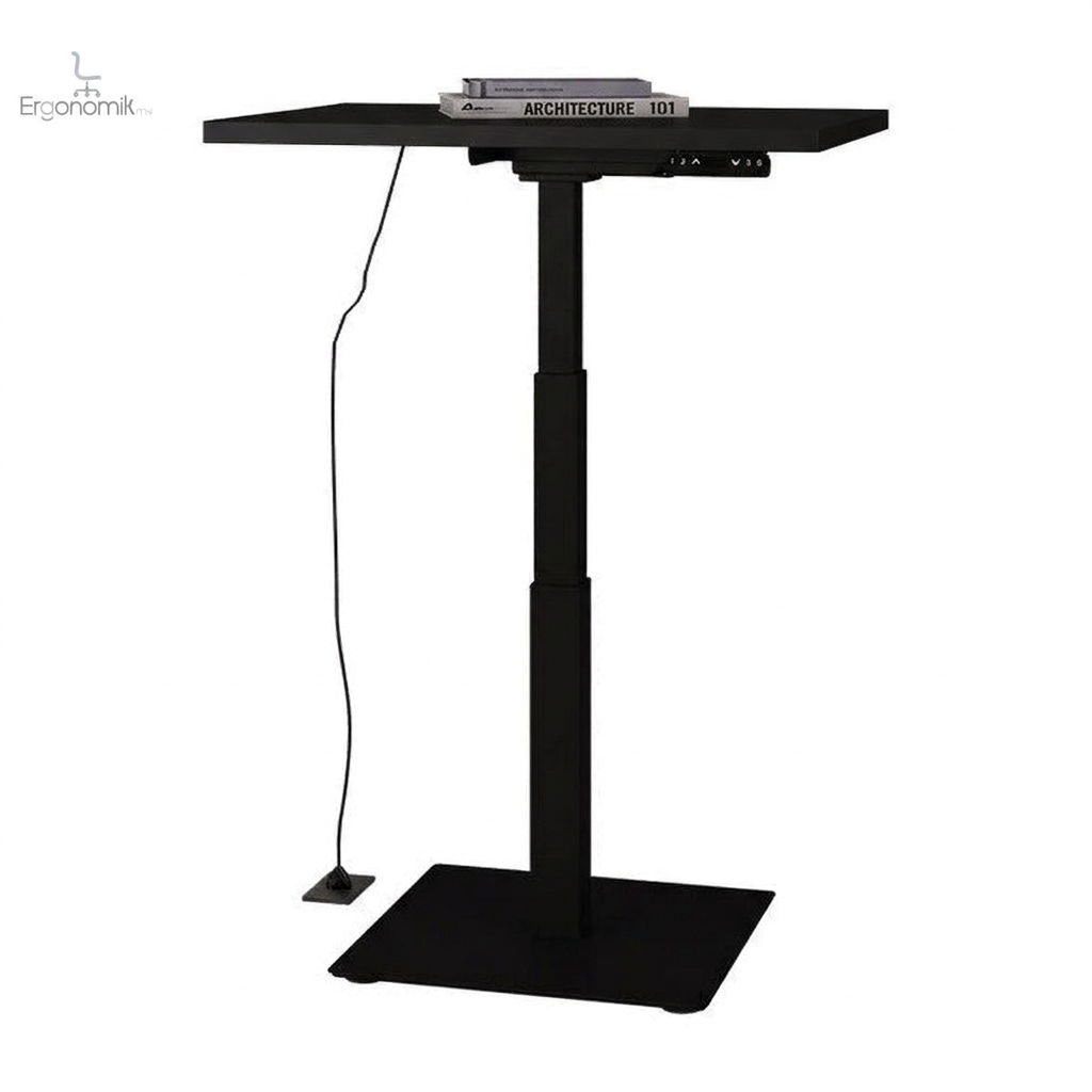 Mesa Ascend Individual altura ajustable - Negro / Negro