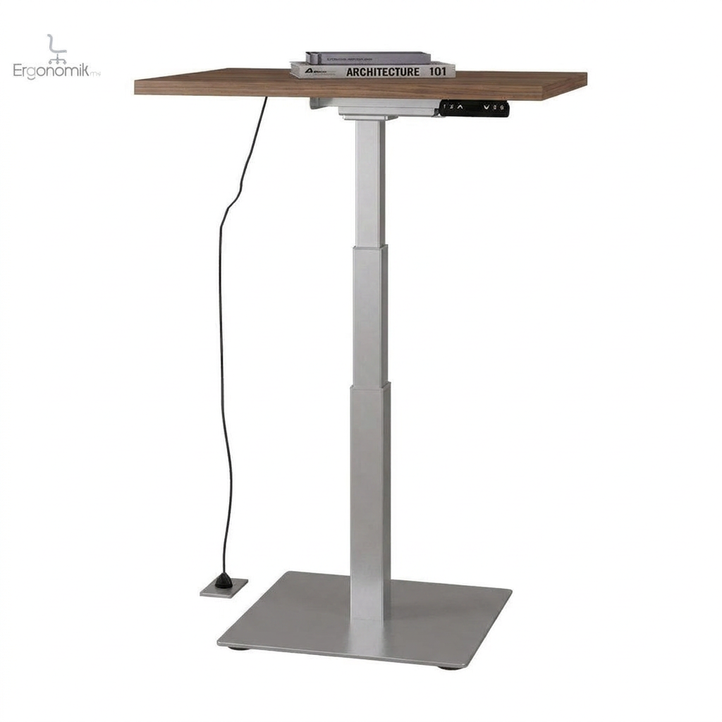 Mesa Ascend Individual altura ajustable - Silver / Nogal Neo