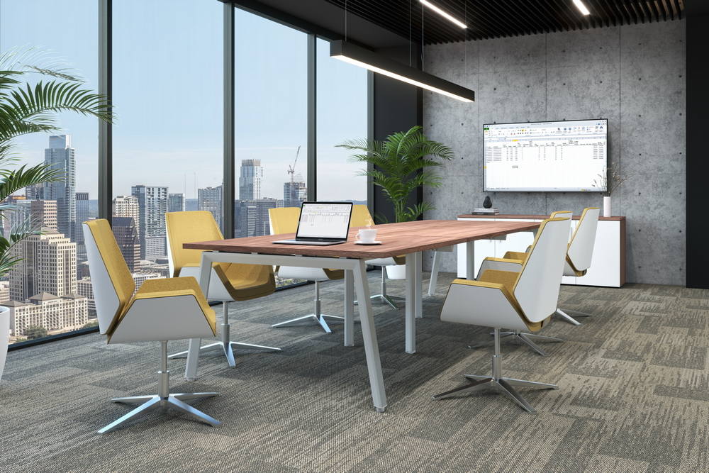 Vista lateral Mesa de Consejo Alpha