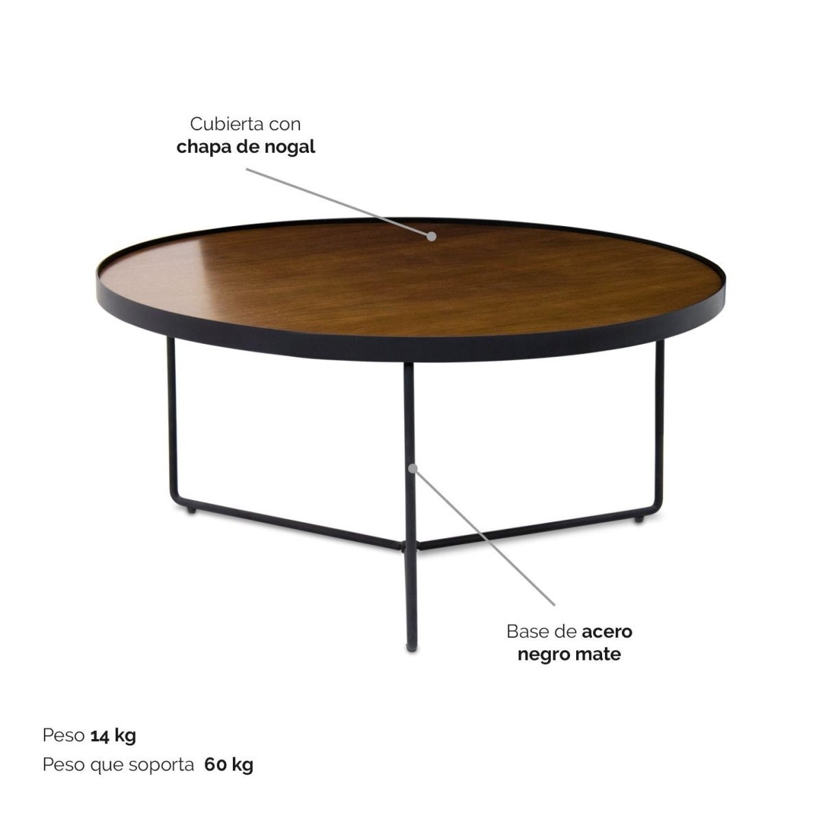 Mesa de Centro Dera - Ergonomik Mesa de Centro Tamarindo