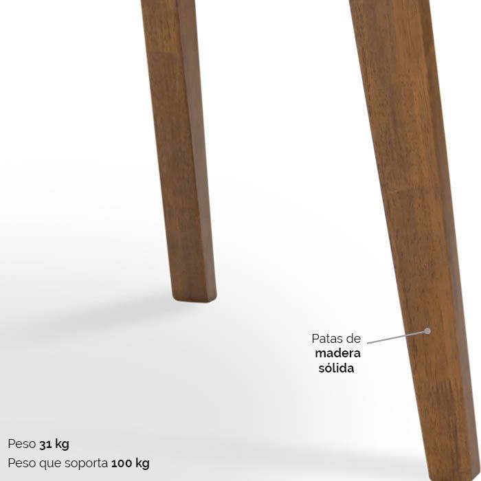 Mesa de Comedor Extensible Duxi - Ergonomik Mesa de Comedor Tamarindo