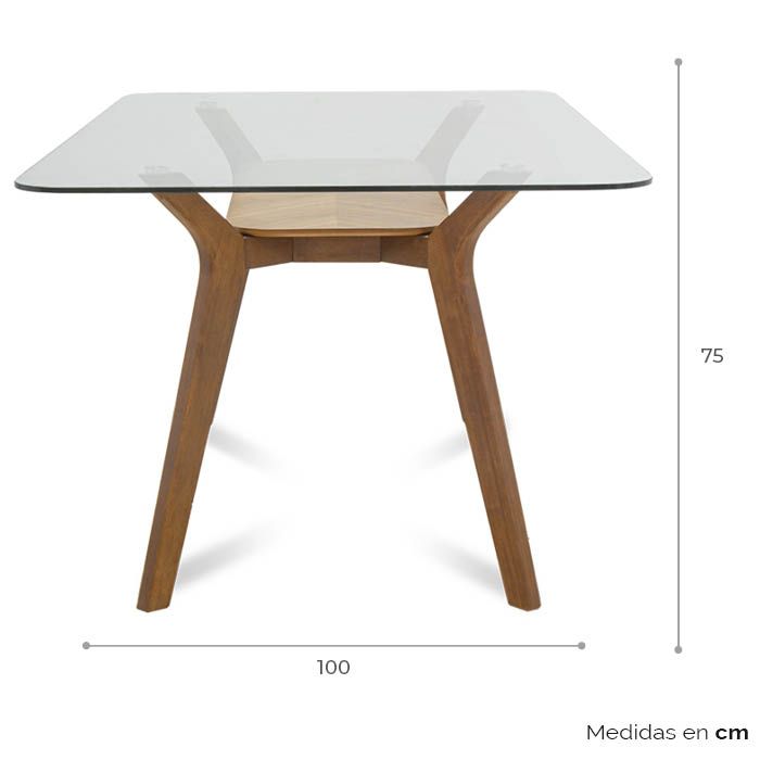 Mesa de Comedor Juko para 6 - Ergonomik Mesa de Comedor Tamarindo