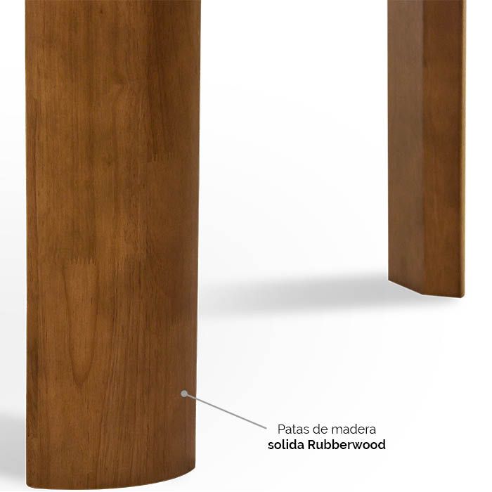Mesa de Comedor Luner para 8 - Ergonomik Mesa de Comedor Tamarindo