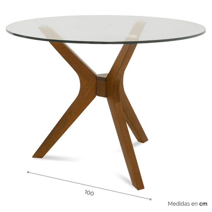 Mesa de Comedor Redonda Owe - Ergonomik Mesa de Comedor Tamarindo