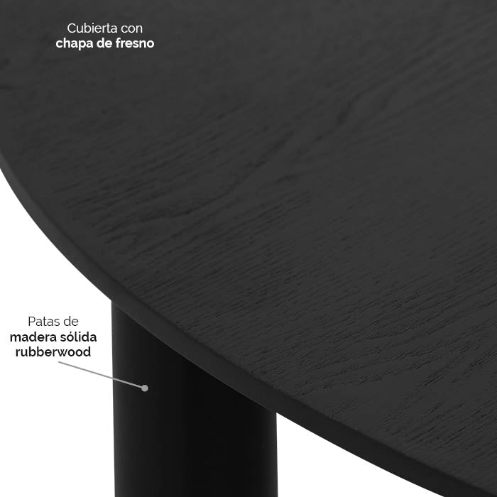 Mesa de Comedor Redonda Pad - Ergonomik Mesa de Comedor Tamarindo