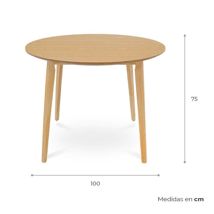 Mesa de Comedor Redonda Sae - Ergonomik Mesa de Comedor Tamarindo