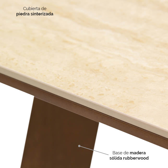 Mesa de Comedor Sovy - Ergonomik Mesa de Comedor Tamarindo