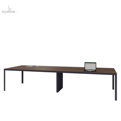 Mesa de Consejo Studio Electrificable Melamina - Ergonomik mesa de juntas Office Class