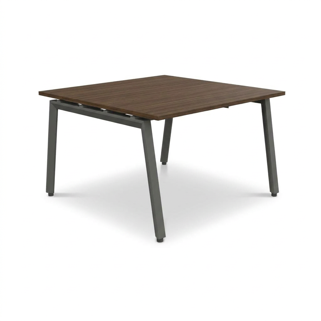 Mesa de Juntas Alpha - Cambridge walnut / Gris