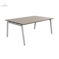 Mesa de Juntas Alpha Silver/White 2.40 x 1.20 melamina