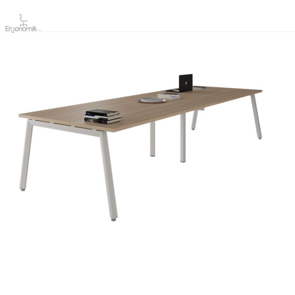 Mesa de juntas de Consejo Alpha 3.60m x 1.20m - Ergonomik escritorio Office Class