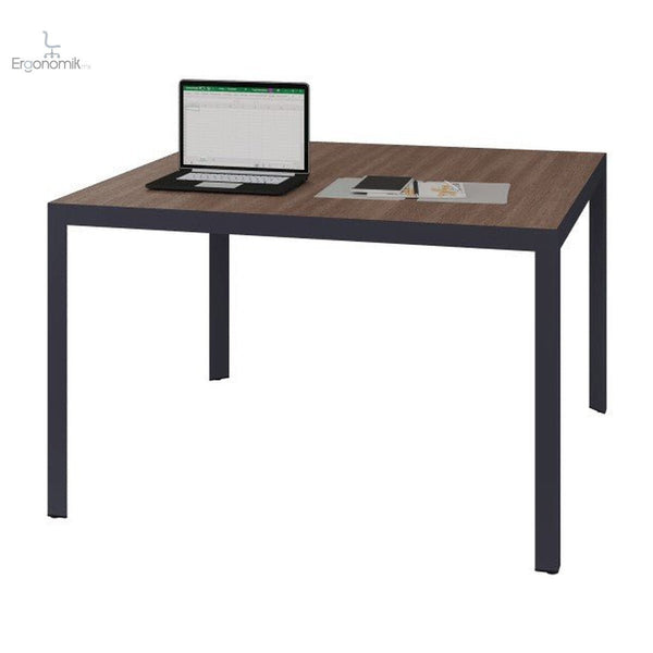 Mesa de Juntas Studio Antracita 1.20 x 1.20 chapa de madera 16mm - Ergonomik mesa de juntas Office Class